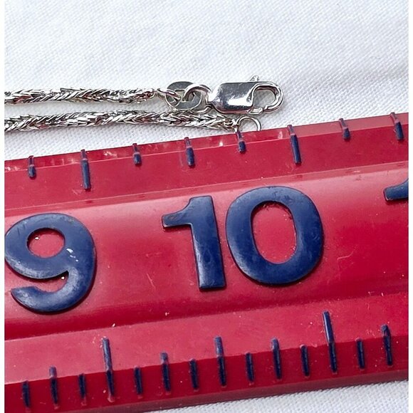 Dazzling 925 Sterling Silver Butterfly Crystal Aurora Borealis Necklace - Picture 12 of 14